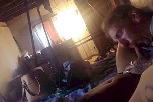 Sexy amateur shemale pussy dug out by big cock.