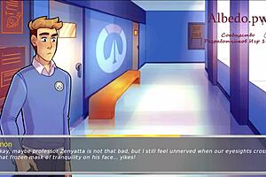 overwatch academy part 2 features chubby slut in bdsm sex