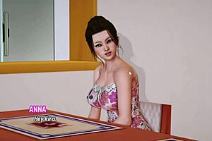 The big-boobed stepmother and stepsister in Max’s life are revealed in this video.