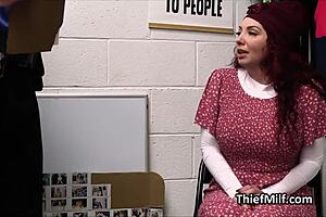 Big Titty Curly Redhead Milf Sucks Cock!