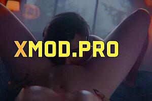 Judy Alvarez Fucks Girl In Hot Cyberpunk Lesbian Animation POV