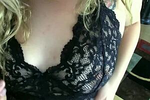 Watch this blonde teen striptease and rip clothes for her first time.