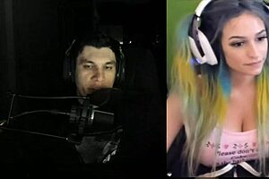 Joycgee and Trainwrecks perform in live webcam show