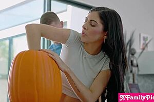 Free Use Teen Stepsister Theodora Day And Bff Lily Larimar Bent Over For Halloween Fucking