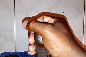 Ebony Solo Fucking Huge Monster Cock Fleshlight To Massive Cumshot.