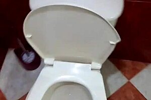 i surprised my neighbor in the bathroom and this happened.