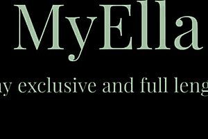 Cum lands on my wet pantyhose-covered pussy