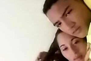 Intimate Moments Between a Charming Couple in Bed