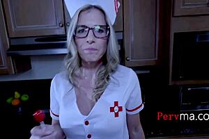 cory chase says, 'trick or dick, stepson, let's fuck'