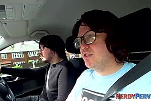 Tricked British Amateur Feels Intense Pleasure During First POV Facial Blowjob