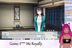 Vtuber Lewdneko Plays 'F Me Royally' Part 1