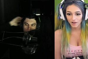 Joycgee and Trainwrecks perform in live webcam show