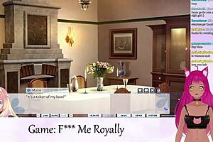 Vtuber Lewdneko Plays 'F Me Royally' Part 1