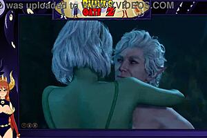 I, the Astorian, fuck the female Namekian hard, makin her orgasm with big tits bouncin in hentai sex