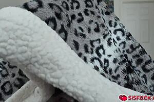 Katie Rides and Bounces on Pervy Stepbro's Cock Until He Cums on Her