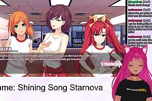 vtuber lewdneko gets lewd in shining song starnova mariya route part 1