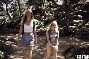 i watch teen lesbians haley reed n coco lovelock suckin a guys big hard dick on sicktaboo com