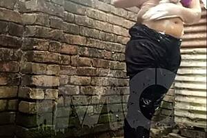 The redhead explodes with three guys in sexy indian sex