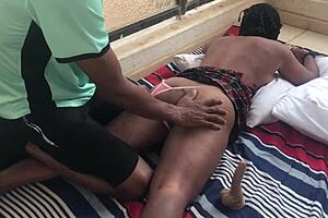 IN MY QUEST TO GET IN BETWEEN HER LEGS I OFFERED TO BE HER PERSONAL MASSEUSE AND IT WAS WORTH THE JOB HER PUSSY WAS SO SOFT AND WET I HAD NO PROBLEM PENETRATING FULL VIDEO ON XVIDEO RED AND SHEER