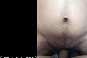 Mexican Amateur Squirts Hard With Big Cock And Tits!