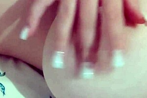 i love playin with my big tits in the mornin and shootin em on camera