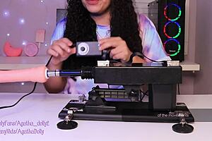 Unboxing My New SEX MACHINE - Agatha Dolly - Testing My New Toy, Its Speed Is Incredible, I Get On All Fours