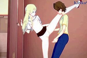 Касуми Номура, Оливия, Чисато Хигучи в футанари лесбийском сексе в аниме хентай