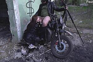 hot milf loves motorcycles and big dicks