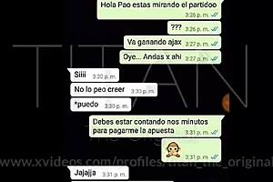 Colombian milf loses bet and pays with anal sex and blowjob