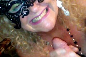 Leeza Piratez sucks neighbor's monster cock