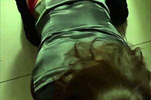 French amateur's deepthroat and doggystyle action in black leather