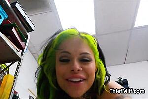 tattooed big tit milf suspect banged hard af! 😈