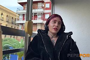 Maria adams takes control in her first casting, enjoying raw sex.