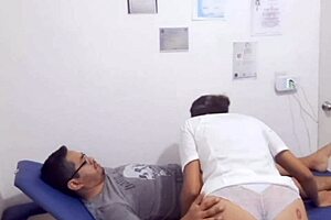 Latina Gives Blowjob And Masturbates Ass