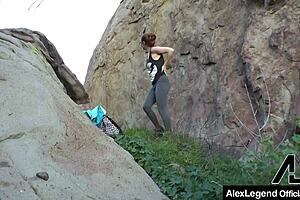 Big titty redhead penny pax face fucked by alex legend