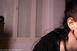 She Feels Intense Pleasure As She's Gagged And Choked In BDSM Cosplay