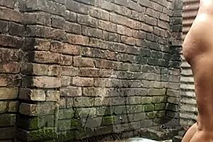 The redhead explodes with three guys in sexy indian sex