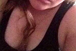 sexy white teen 18+ with small tits and blonde hair shows off big tits