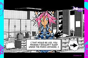 Discover the k fuck switch in this shemale threesome with big tits and creampie.