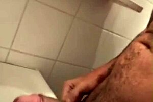 tattooed viktor rom's huge cock masturbating, so horny!
