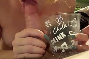 Blowjob, he cum on my mouth?