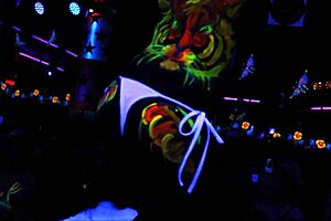 Queen glow performs in lk metro bar with dancing