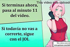 sakura gives extreme joi with anal humiliation and assfucking