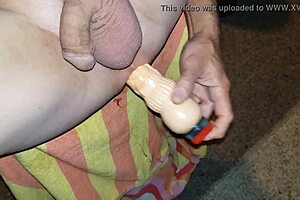 Homemade Twink Uses Dildo for Close-Up Anal Play