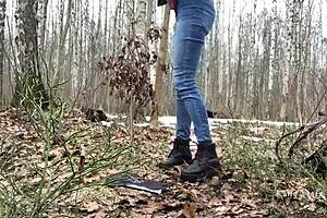 why not pee on her panties in the woods before anyone notices?