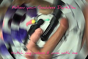 Kinky queen dark dea in hot creaming pussy 😈