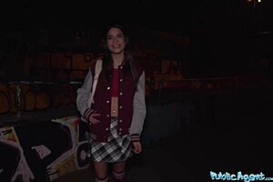 i fucked hot french model in public, she rode my monster cock