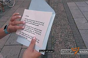 German milf Jana Schwarz gets roughly fucked in hotel room after dating site pickup! I met her on Wolfwagner.