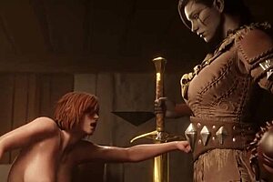 futanari 3d banging in wild animated action