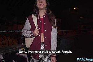 i fucked hot french model in public, she rode my monster cock